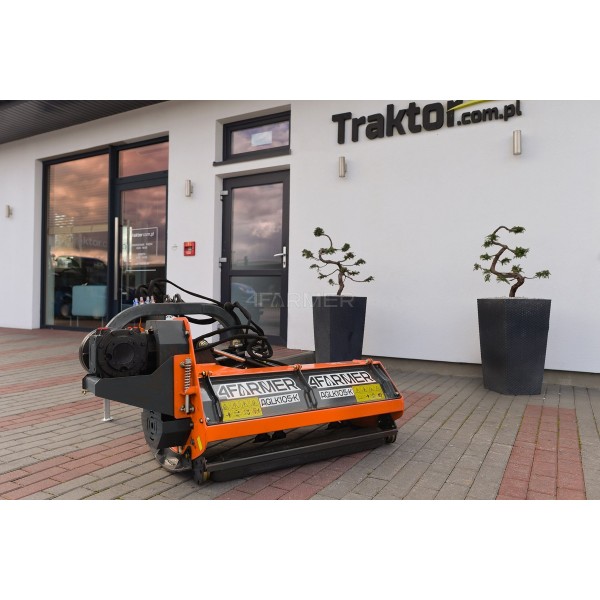 Kosiarka bijakowa na wysięgniku AGLK-K 105 Professional (pomarańczowa) 4FARMER | Traktor.com.pl