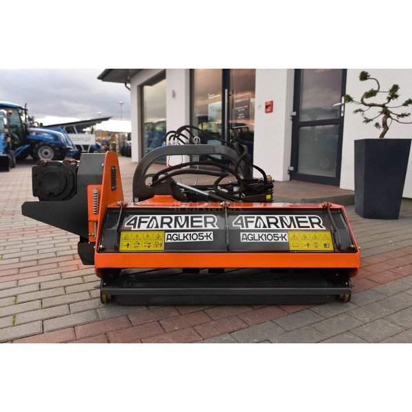AGLK-K 105 Professional boom flail mower (orange) 4FARMER