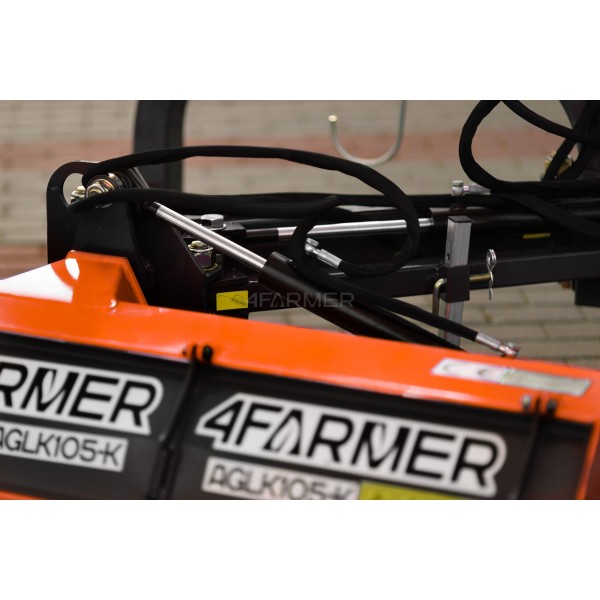 Broyeur à fléaux professionnel AGLK-K 105 (orange) 4FARMER