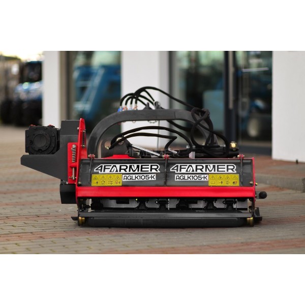 AGLK-K 125 Professioneller Schlegelmäher (rot) 4FARMER