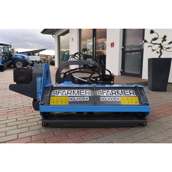 Kosiarka bijakowa na wysięgniku AGLK-K 125 Professional (niebieska) 4FARMER | Traktor.com.pl
