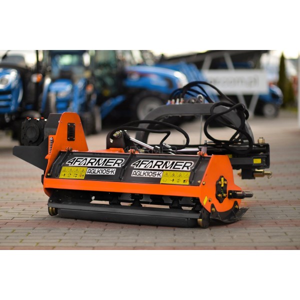 Kosiarka bijakowa na wysięgniku AGLK-K 125 Professional (pomarańczowa) 4FARMER | Traktor.com.pl