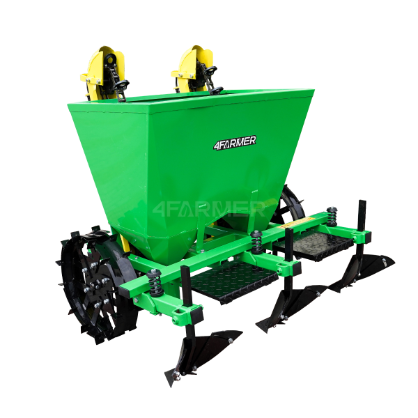 Sembradora de dos hileras K2 4FARMER para plantar plantas bulbosas