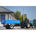 Einachsiger landwirtschaftlicher Anhänger 2,5 t mit Kippvorrichtung und Bremse 4FARMER