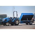 Remorque agricole à un essieu 2,5T avec benne basculante et frein 4FARMER