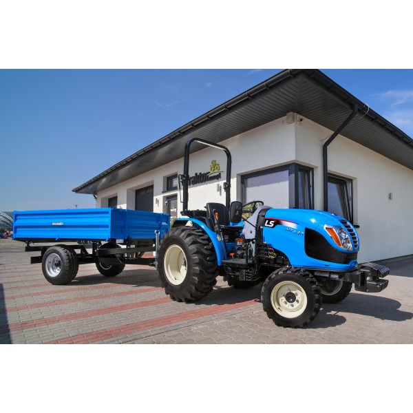 Remorque agricole à un essieu 2,5T avec benne basculante et frein 4FARMER