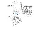 Windschutzscheiben-Mittelhalterung TRG863 / MT5.68, MT5.73 / LS Traktor / 40360802