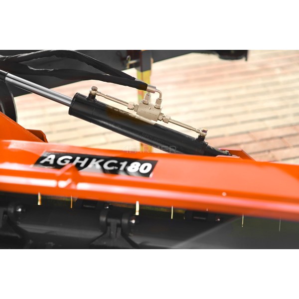 Bêcheuse à fléaux arrière professionnelle AGHKC 160 (orange) 4FARMER