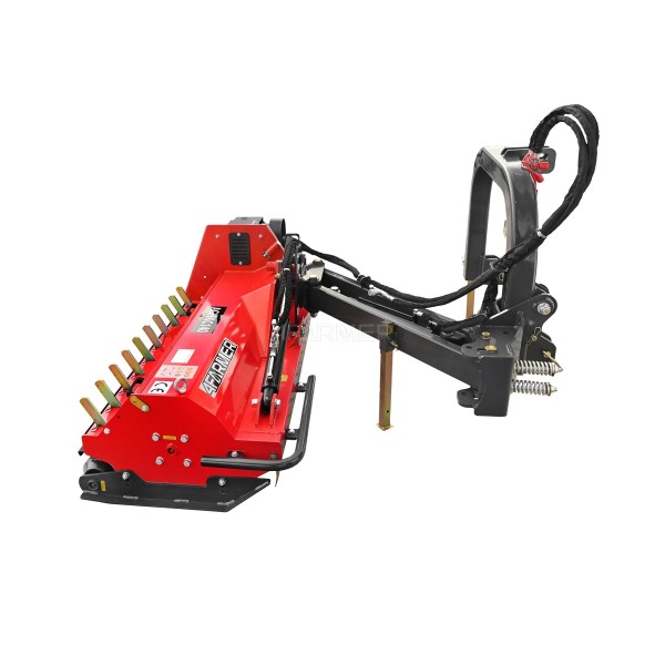 Desbrozadora de martillos trasera AGHKC 140 Professional (roja) 4FARMER