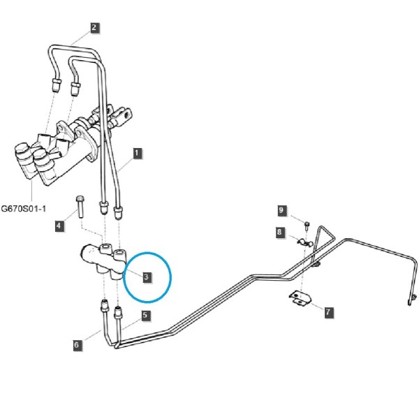 Brake Pressure Valve TRG670 / LS Tractor / 40030346