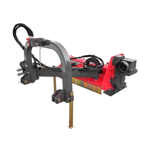 Desbrozadora de martillos trasera AGHKC 140 Professional (roja) 4FARMER