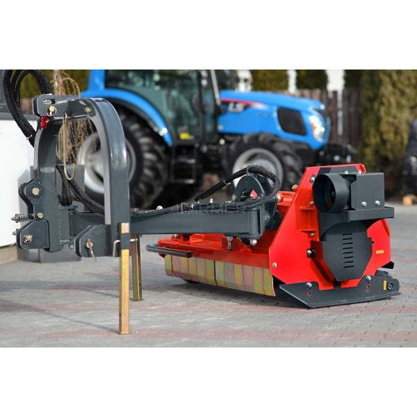 Kosiarka bijakowa tylno-boczna AGHKC 140 Professional (czerwona) 4FARMER | Traktor.com.pl