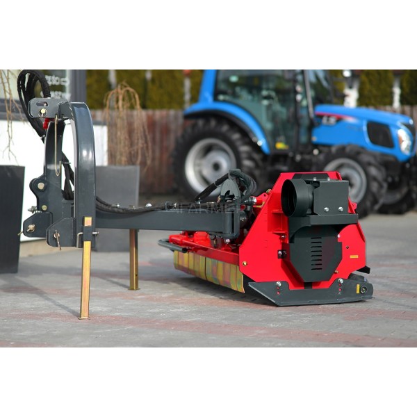 Kosiarka bijakowa tylno-boczna AGHKC 140 Professional (czerwona) 4FARMER | Traktor.com.pl