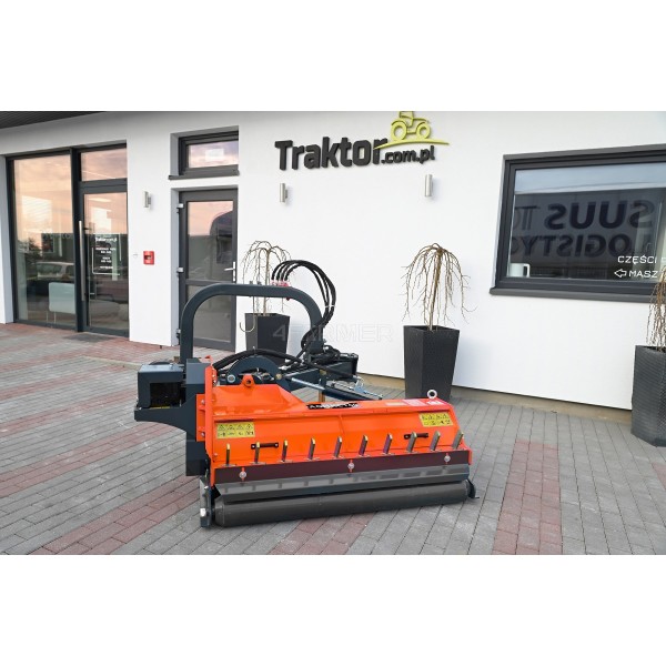 Bêcheuse à fléaux arrière professionnelle AGHKC 140 (orange) 4FARMER