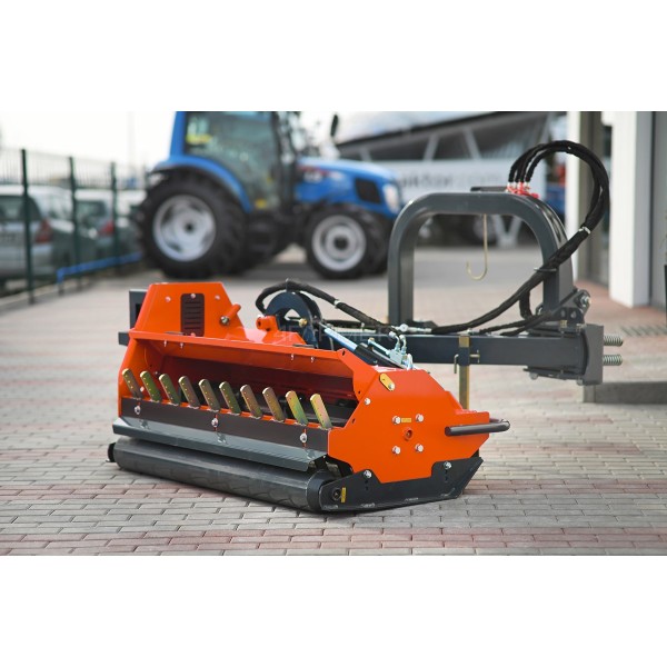 Bêcheuse à fléaux arrière professionnelle AGHKC 140 (orange) 4FARMER