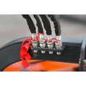 AGHKC 140 Desbrozadora de martillos trasera profesional (naranja) 4FARMER