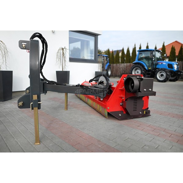Kosiarka bijakowa tylno-boczna AGHKC 200 Professional (czerwona) 4FARMER | Traktor.com.pl