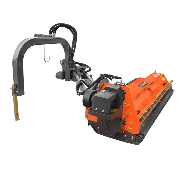 AGHKC 200 Desbrozadora de martillos trasera profesional (naranja) 4FARMER