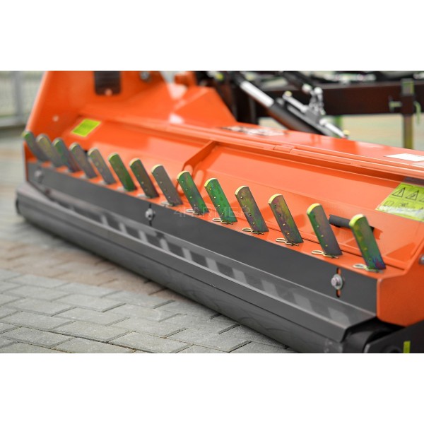 Broyeur à fléaux arrière professionnel AGHKC 200 (orange) 4FARMER