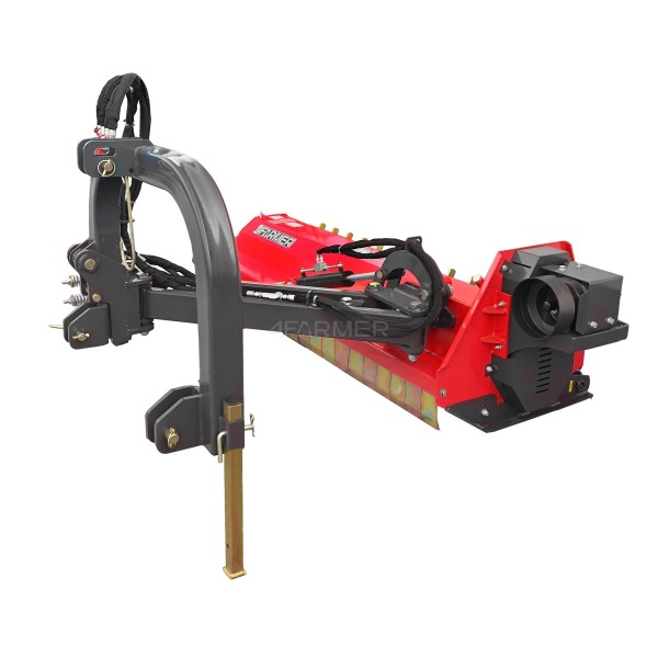 Desbrozadora de martillos trasera AGHKC 220 Professional (roja) 4FARMER