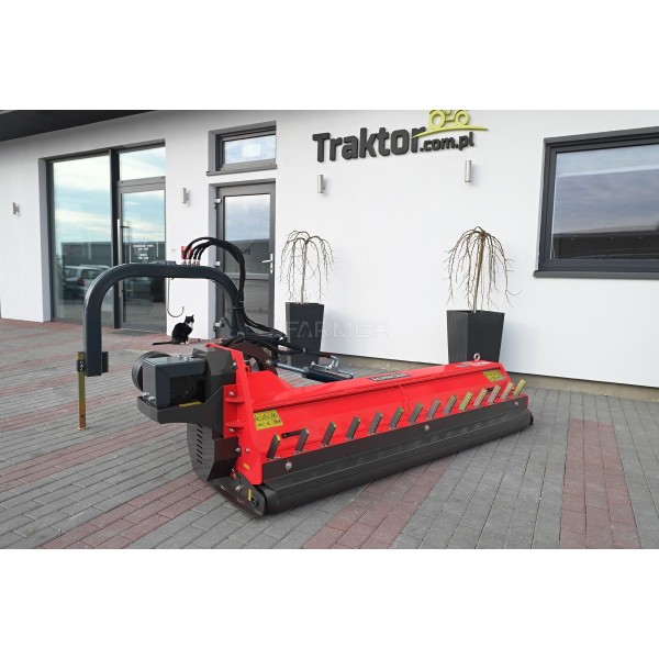 Kosiarka bijakowa tylno-boczna AGHKC 220 Professional (czerwona) 4FARMER | Traktor.com.pl
