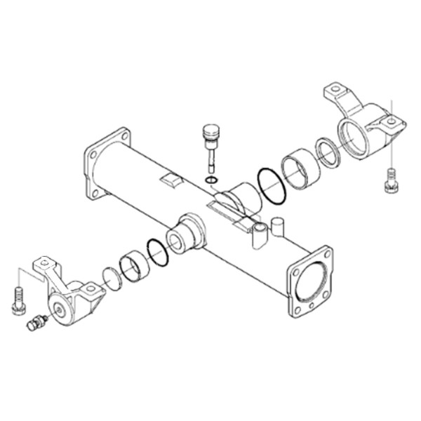 Posuvné pouzdro 50x55x20 mm / Kubota