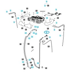 Conector de aire acondicionado - HVAC / Tractor LS / N.° 40351929