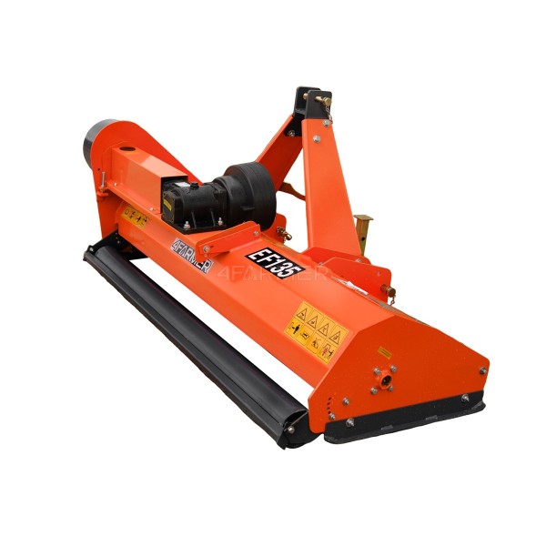 Desbrozadora de martillos EF 135 Economy (cuchillas en Y, naranja) 4FARMER