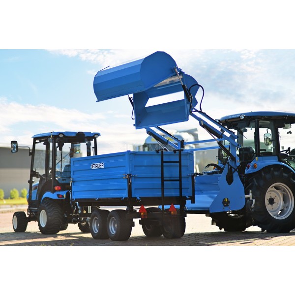 Kosiarka bijakowa z koszem na trawę FCNL 120 Professional (wysoki wysyp) 4FARMER | Traktor.com.pl