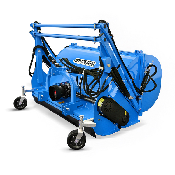Desbrozadora de martillos con recogedor de hierba FCNL 120 Professional (descarga alta) 4FARMER