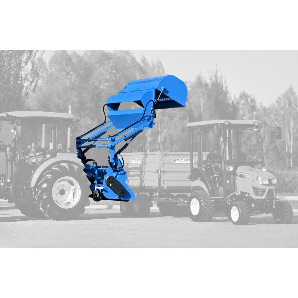 Desbrozadora de martillos con recogedor de hierba FCNL 120 Professional (descarga alta) 4FARMER