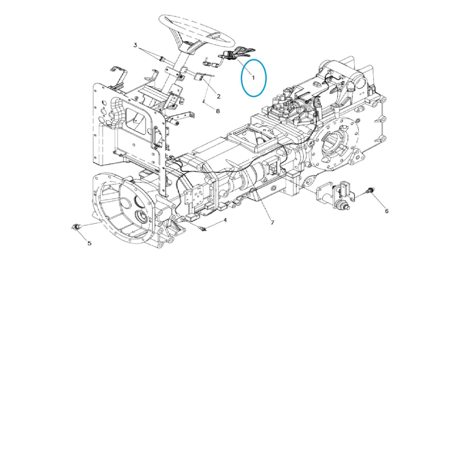 Pala Power Shuttle / TRG750 / PLUS, XU, MT7 / Tractor LS / 40538503 / 40367528 / 40281914