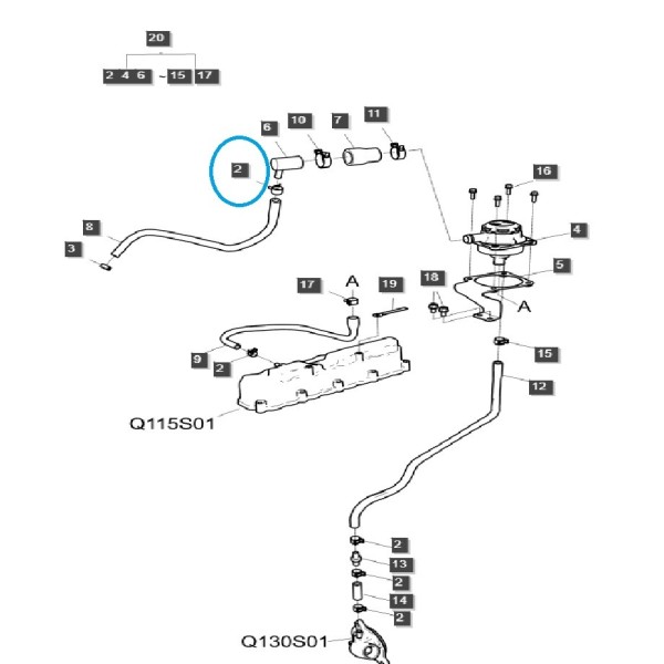 Opaska zaciskowa węża odpowietrzającego / EGQ300 / LS Tractor / 40511887 | Traktor.com.pl