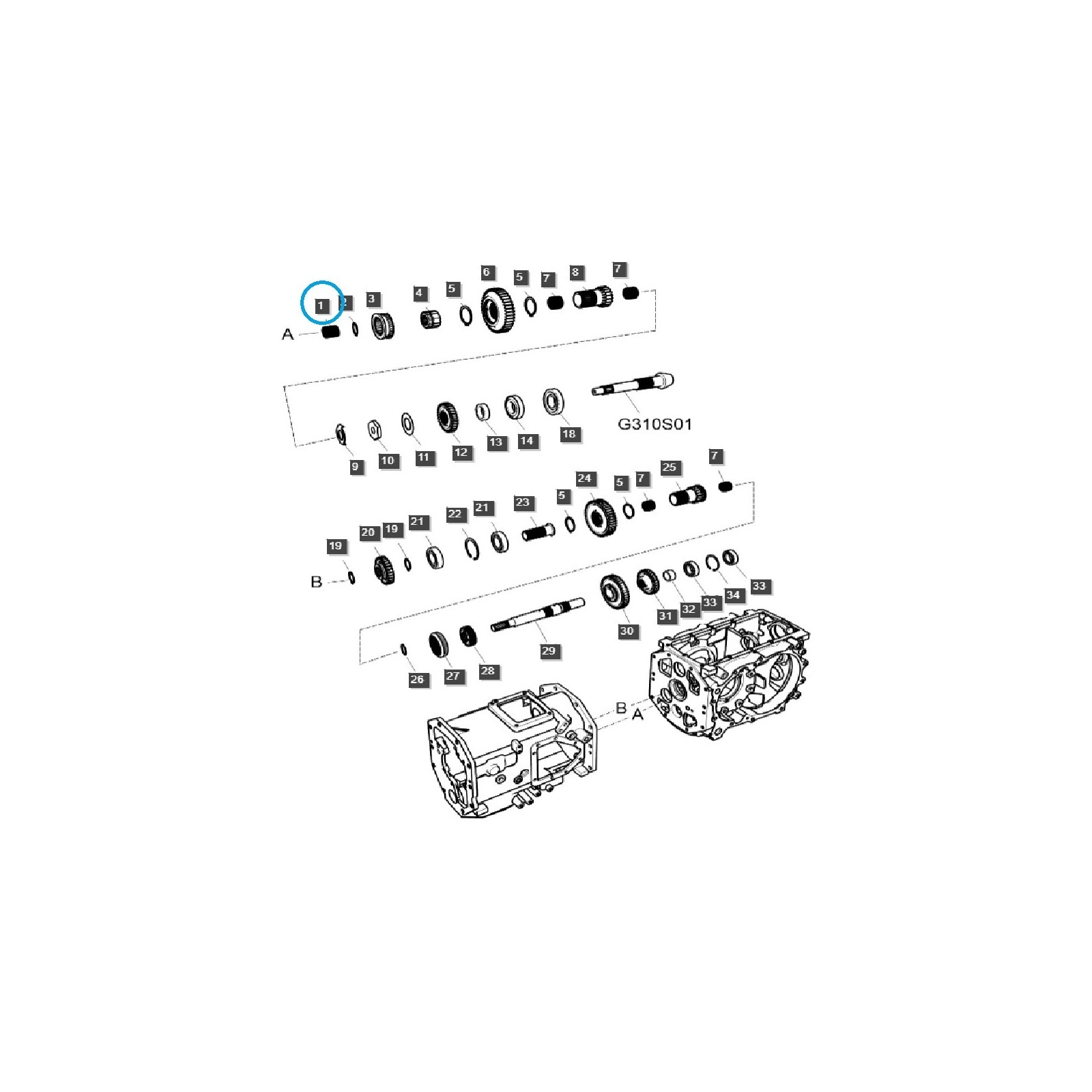 Nadellager / TRG281 / LS Traktor / 40007812
