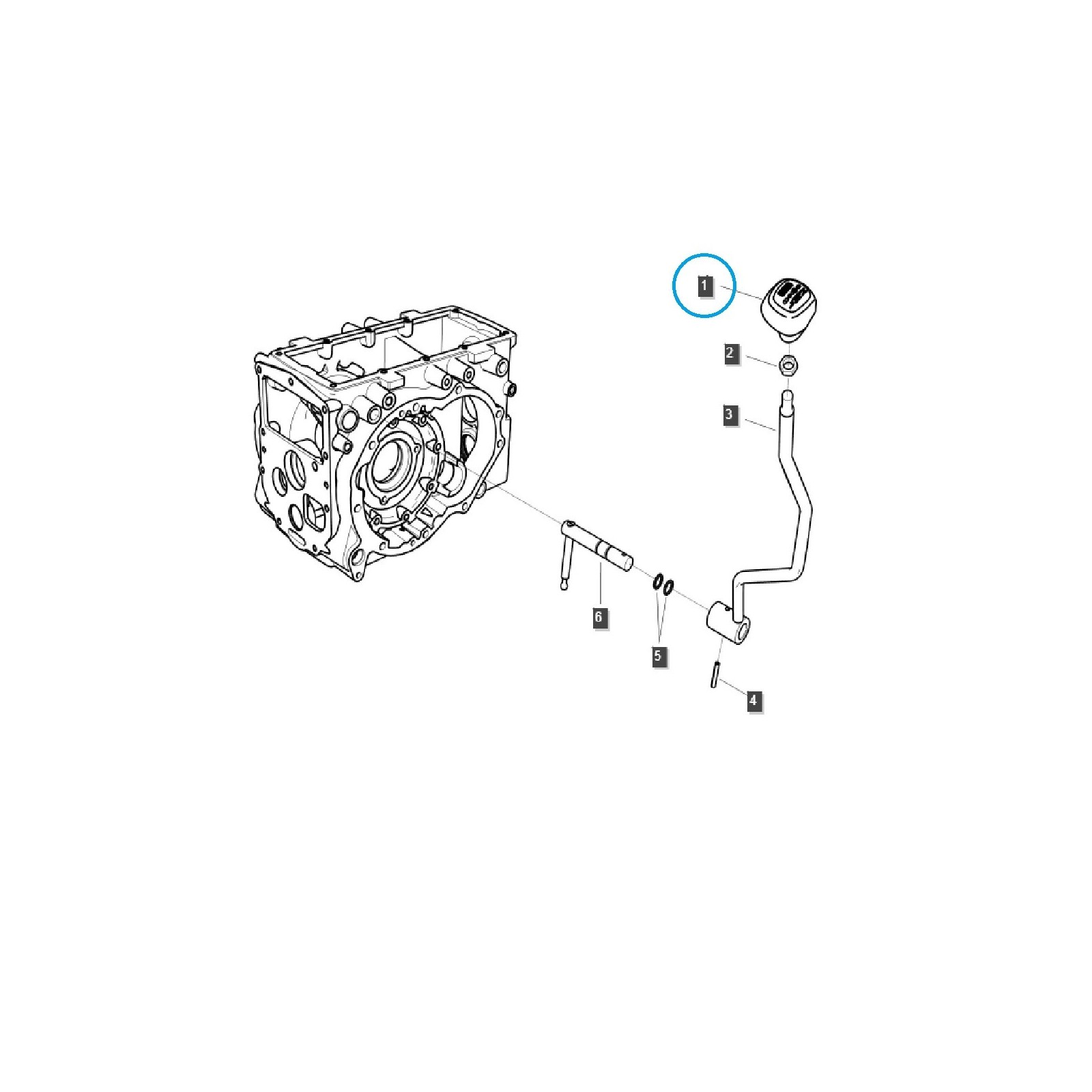 Schaltknauf / TRG293 / LS Traktor / 40570313 / 40437361