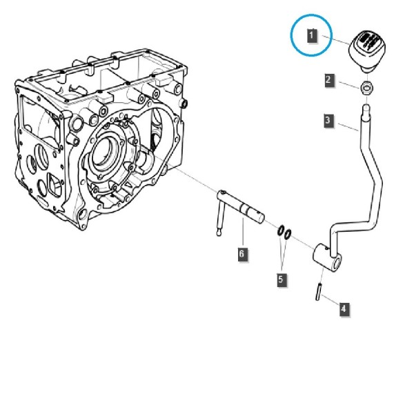 Řadicí páka / TRG293 / Traktor LS / 40570313/ 40437361