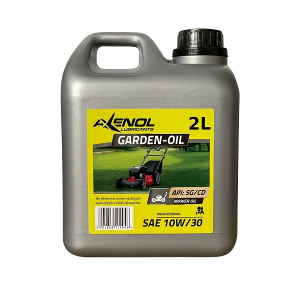 Aceite de motor Axenol 10W-30 para jardinería, 2 litros
