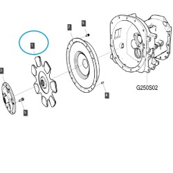 Disque d'embrayage TRG250 / Tracteur LS / 40314939