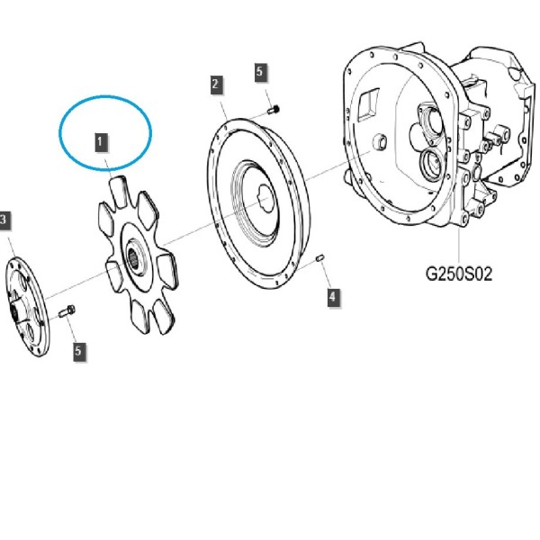 Clutch Disc TRG250 / LS Tractor / 40314939