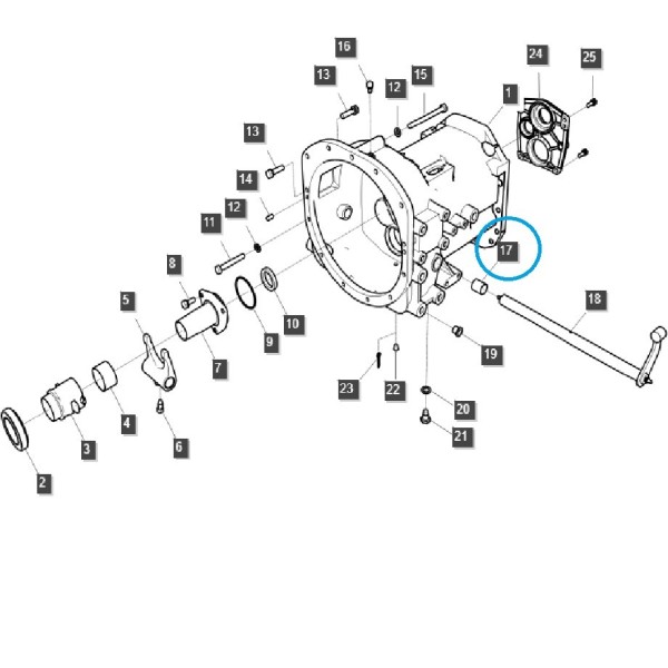 Manchon d'espacement / A0677830 / Tracteur LS / 40192417