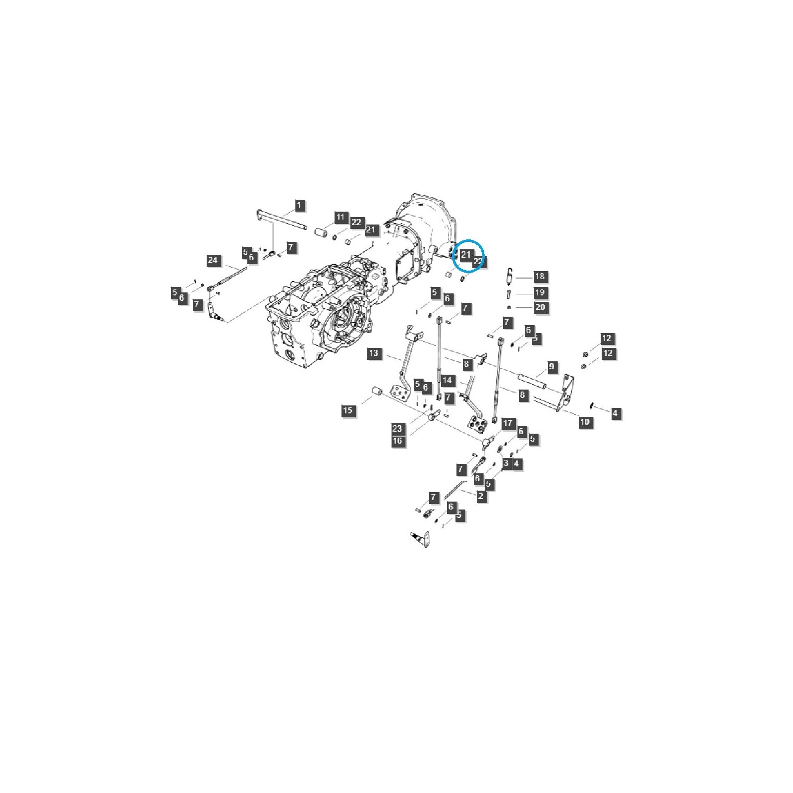 Tulejka osi tylnej / TRG970 / LS Tractor / 40009874 / A1970203 | Traktor.com.pl