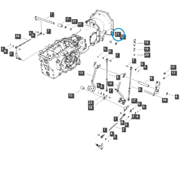 Tulejka osi tylnej / TRG970 / LS Tractor / 40009874 / A1970203 | Traktor.com.pl