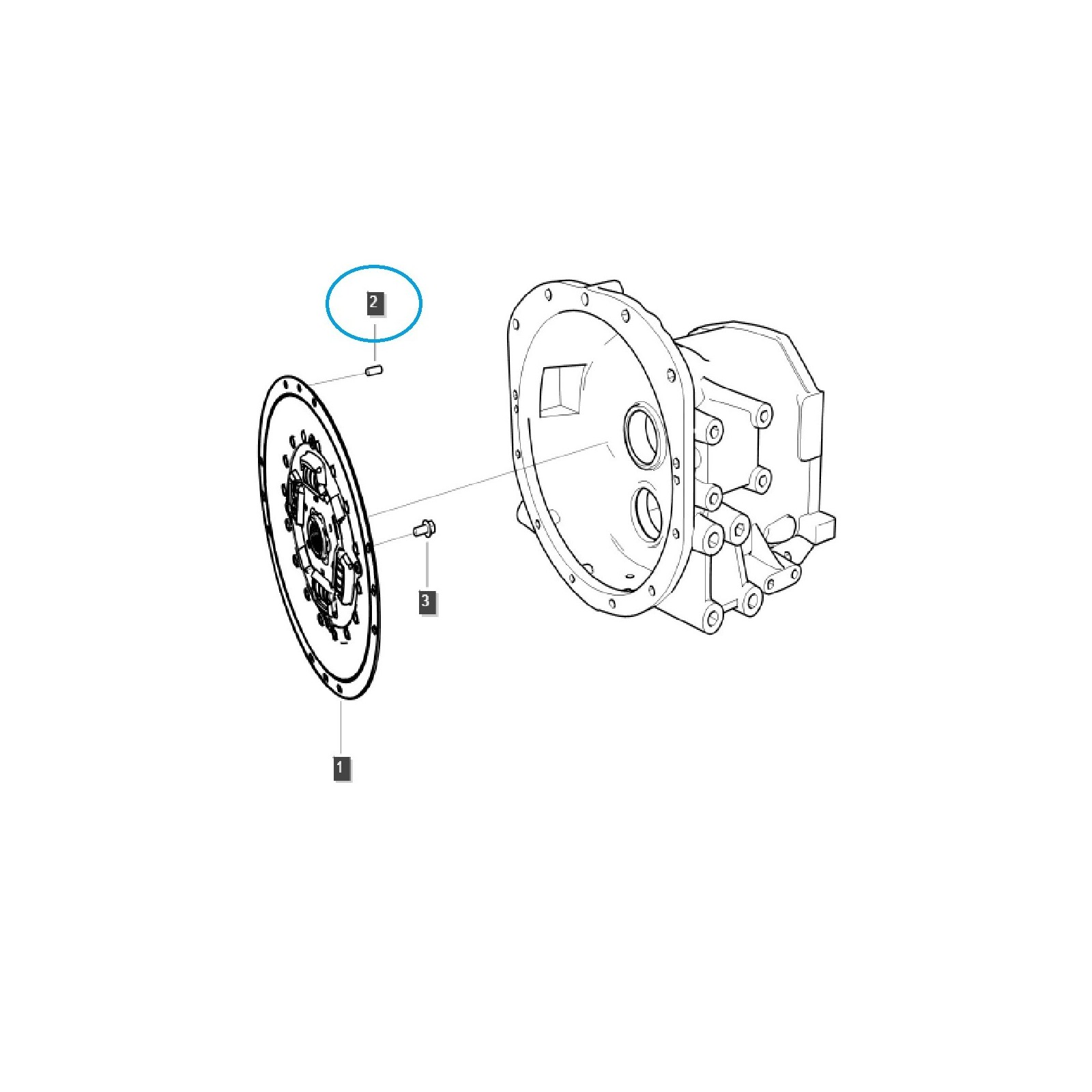 Cale, goupille de verrouillage / 8 x 20 mm / S421082010 / Tracteur LS / 40098473