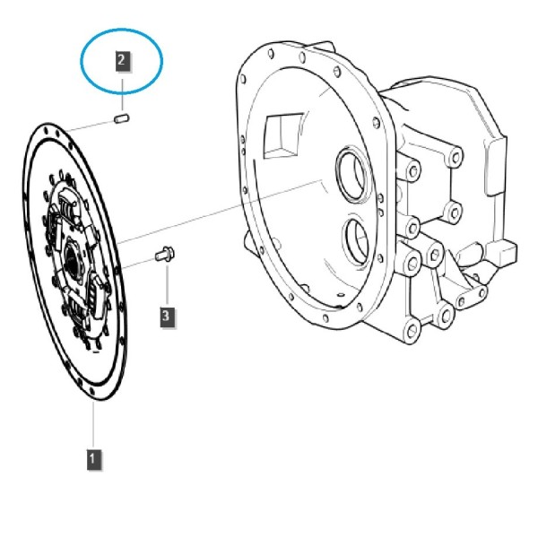 Klin, kołek blokujący / 8 x 20 mm / S421082010 / LS Tractor / 40098473 | Traktor.com.pl
