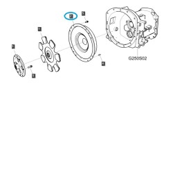 Plateau de pression d'embrayage / Tracteur TRG250 / LS / N° 40314938 / 40030490 / 40214117