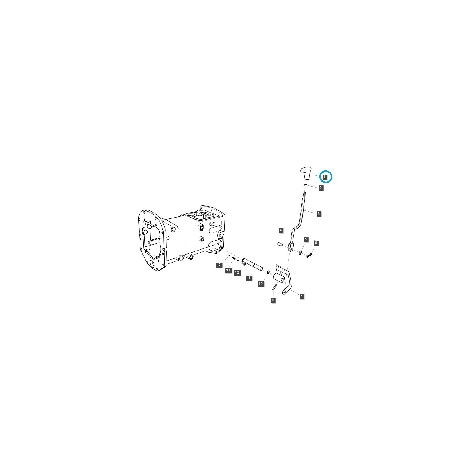 copy of Pomo de cambio de marchas / TRG970 / Tractor LS / 40426449