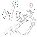 Bouton de levier de stationnement / TRG970 / Tracteur LS / 40569680