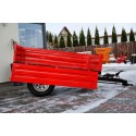 Einachsiger landwirtschaftlicher Anhänger 1,5 t mit Bremse und Kippvorrichtung 4FARMER