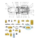 copy of Výstražná nálepka diferenciálu TRG980 / LS Traktor / 40008815
