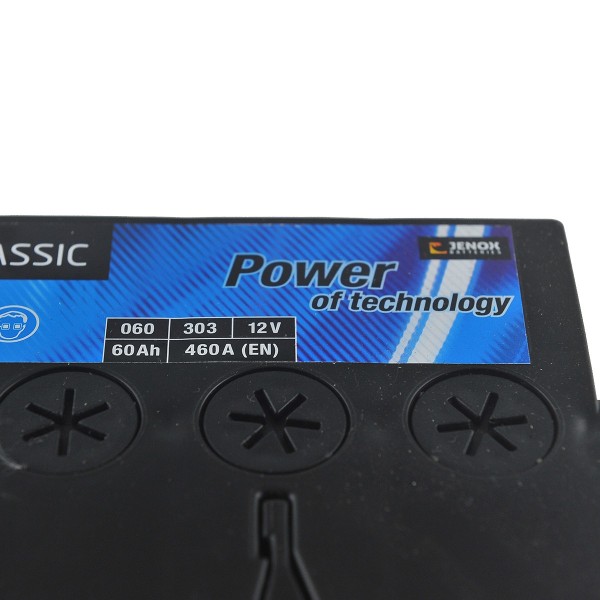 Akumulator 12V, 60Ah L+, 460A, Jenox, Jenox Classic Japanese